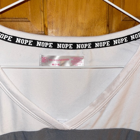 🌟3 for $20🌟 Nope T-shirt with mesh in the arms - Picture 4 of 4